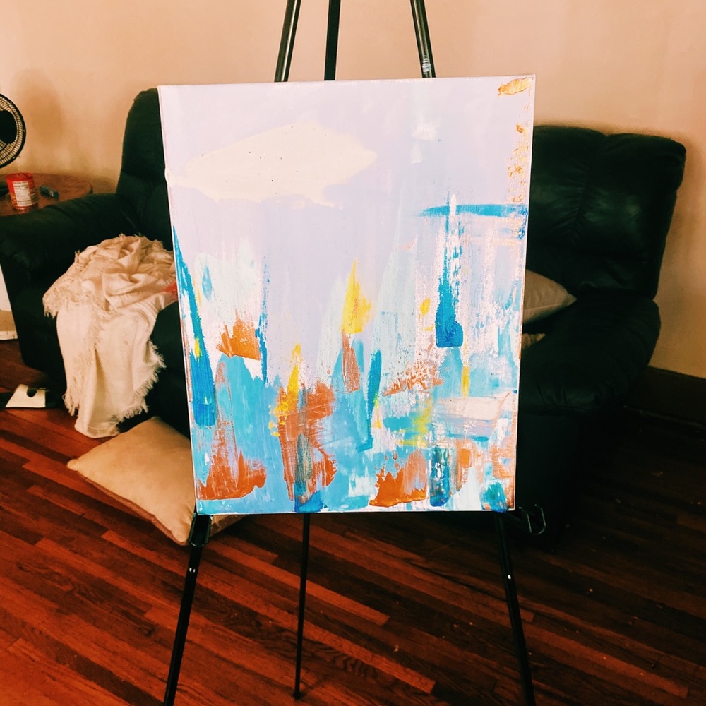 Hand painted acrylic picture